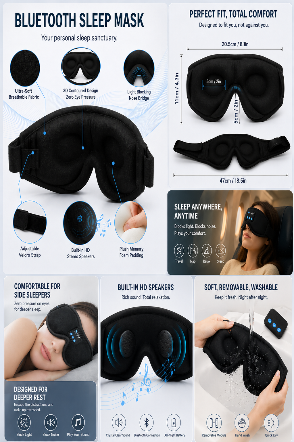 Embrace Yourself™ DreamWave Smart Sleep Mask